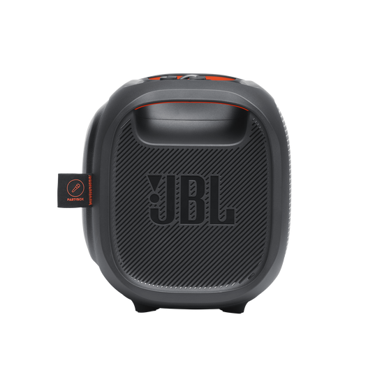 JBL PartyBox On-The-Go - Black - Portable party speaker with built-in lights and wireless mic - Right